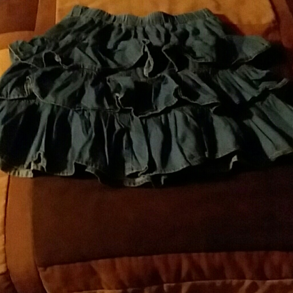A blue skirt and really cute